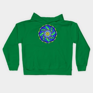 India spotted spiral Kids Hoodie